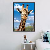 Girafe Diy Kits Acrylique Peintures Par Numéros Pour Adulte Enfant MJ8142