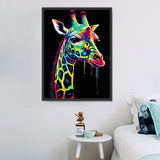 Girafe Diy Kits Acrylique Peintures Par Numéros Pour Adulte Enfant MJ8143