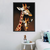 Girafe Diy Kits Acrylique Peintures Par Numéros Pour Adulte Enfant MJ8144