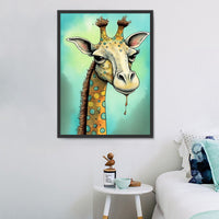 Girafe Diy Kits Acrylique Peintures Par Numéros Pour Adulte Enfant MJ8148