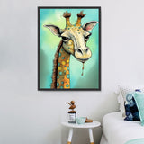 Girafe Diy Kits Acrylique Peintures Par Numéros Pour Adulte Enfant MJ8148