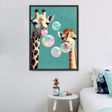 Girafe Diy Kits Acrylique Peintures Par Numéros Pour Adulte Enfant MJ8149