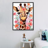 Girafe Diy Kits Acrylique Peintures Par Numéros Pour Adulte Enfant MJ8169