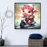 Cochon Diy Kits Acrylique Peintures Par Numéros Pour Adulte Enfant MJ8180