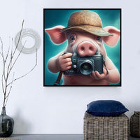 Cochon Diy Kits Acrylique Peintures Par Numéros Pour Adulte Enfant MJ8184