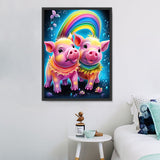 Cochon Diy Kits Acrylique Peintures Par Numéros Pour Adulte Enfant MJ8188