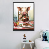 Cochon Diy Kits Acrylique Peintures Par Numéros Pour Adulte Enfant MJ8191