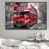 Autobus Diy Kits Acrylique Peintures Par Numéros Pour Adulte Enfant MJ8202