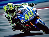 Moto Diy Kits Peintures Par Numéros MJ8208