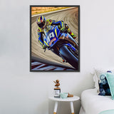 Moto Diy Kits Peintures Par Numéros MJ8209