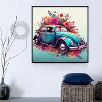 Voiture Diy Kits Acrylique Peintures Par Numéros Pour Adulte Enfant MJ8210