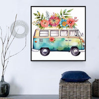 Voiture Diy Kits Acrylique Peintures Par Numéros Pour Adulte Enfant MJ8214