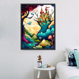 Dessin Animé Diy Kits Acrylique Peintures Par Numéros Pour Adulte Enfant MJ8273