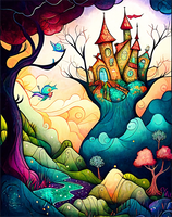 Dessin Animé Diy Kits Acrylique Peintures Par Numéros Pour Adulte Enfant MJ8273