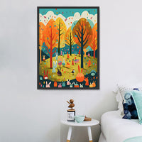 Dessin Animé Diy Kits Acrylique Peintures Par Numéros Pour Adulte Enfant MJ8276