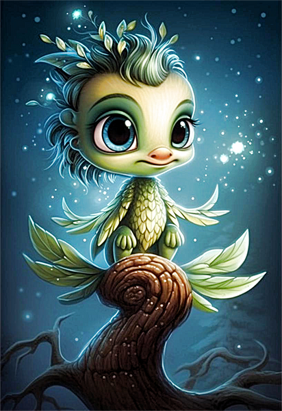 Dessin Animé Diy Kits Acrylique Peintures Par Numéros Pour Adulte Enfant MJ8281