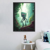 Dessin Animé Diy Kits Acrylique Peintures Par Numéros Pour Adulte Enfant MJ8295