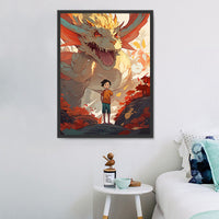 Dessin Animé Diy Kits Acrylique Peintures Par Numéros Pour Adulte Enfant MJ8299