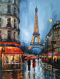 Tour Eiffel Diy Kits Peintures Par Numéros MJ8355