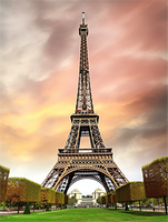 Tour Eiffel Diy Kits Peintures Par Numéros MJ8357