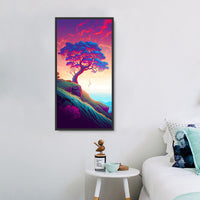 Arbre Diy Kits Acrylique Peintures Par Numéros Pour Adulte Enfant MJ8669