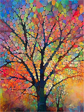 Arbre Diy Kits Peintures Par Numéros MJ8676
