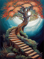 Arbre Diy Kits Peintures Par Numéros MJ8679