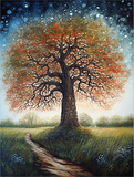Arbre Diy Kits Peintures Par Numéros MJ8682
