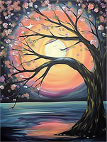 Arbre Diy Kits Peintures Par Numéros MJ8687