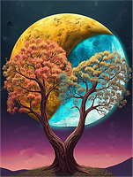 Arbre Diy Kits Peintures Par Numéros MJ8688
