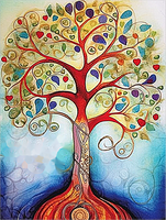 Arbre Diy Kits Peintures Par Numéros MJ8689