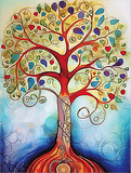 Arbre Diy Kits Peintures Par Numéros MJ8689