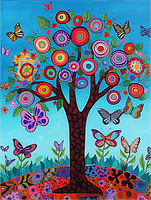 Arbre Diy Kits Peintures Par Numéros MJ8693
