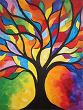 Arbre Diy Kits Peintures Par Numéros MJ8695