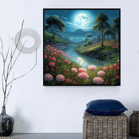 Nature Diy Kits Acrylique Peintures Par Numéros Pour Adulte Enfant MJ8774