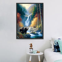 Nature Diy Kits Acrylique Peintures Par Numéros Pour Adulte Enfant MJ8862