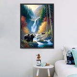 Nature Diy Kits Acrylique Peintures Par Numéros Pour Adulte Enfant MJ8862