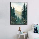 Nature Diy Kits Acrylique Peintures Par Numéros Pour Adulte Enfant MJ8881