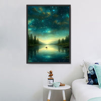 Nature Diy Kits Acrylique Peintures Par Numéros Pour Adulte Enfant MJ8893