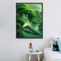 Nature Diy Kits Acrylique Peintures Par Numéros Pour Adulte Enfant MJ8895