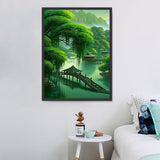 Nature Diy Kits Acrylique Peintures Par Numéros Pour Adulte Enfant MJ8895