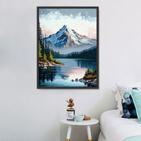 Nature Diy Kits Acrylique Peintures Par Numéros Pour Adulte Enfant MJ8900