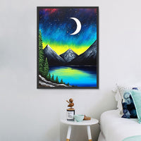 Nature Diy Kits Acrylique Peintures Par Numéros Pour Adulte Enfant MJ8903