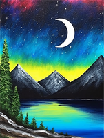 Nature Diy Kits Acrylique Peintures Par Numéros Pour Adulte Enfant MJ8903