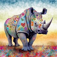 Animal Diy Kits Acrylique Peintures Par Numéros Pour Adulte Enfant MJ8978