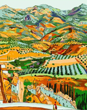 Van Gogh Paysage Village Montagneux Peintures Par Numéros VM90779
