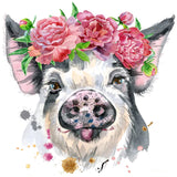 Cochon Diy Kits Acrylique Peintures Par Numéros Pour Adulte Enfant DE193774114