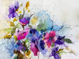 Fleur Diy Kits Acrylique Peintures Par Numéros Pour Adulte Enfant DS150686643