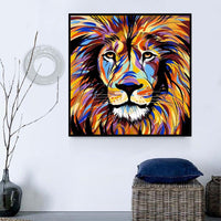 Lion Diy Kits Acrylique Peintures Par Numéros Pour Adulte Enfant DS180625200