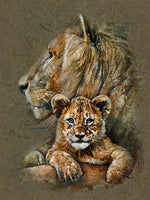 Lion Diy Kits Acrylique Peintures Par Numéros Pour Adulte Enfant DS231376569